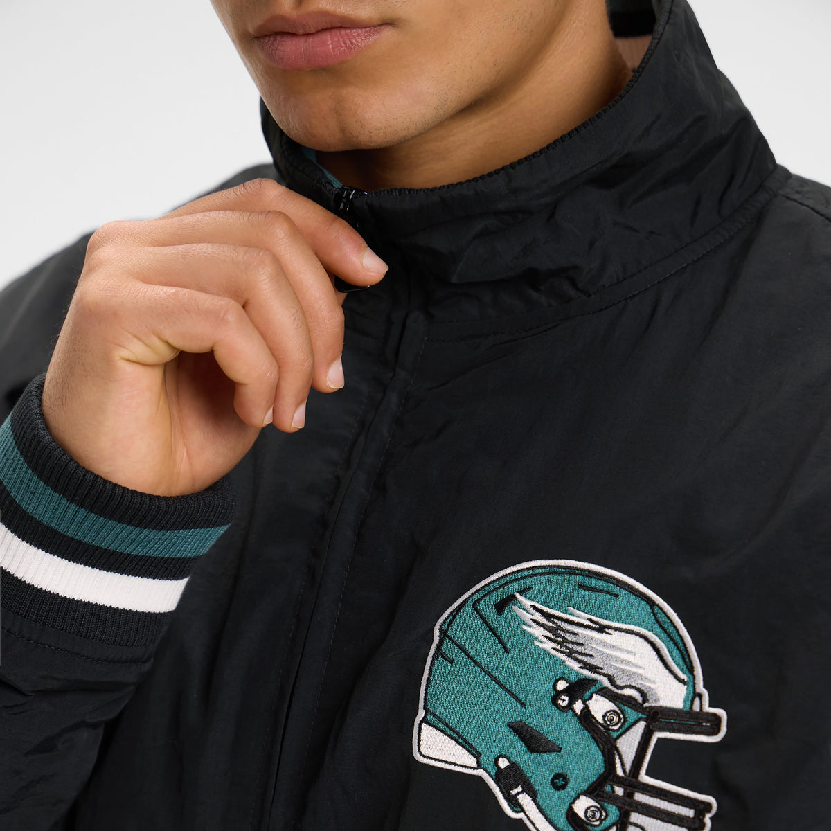 Pittsburgh Steelers Throwback Nylon Jacket