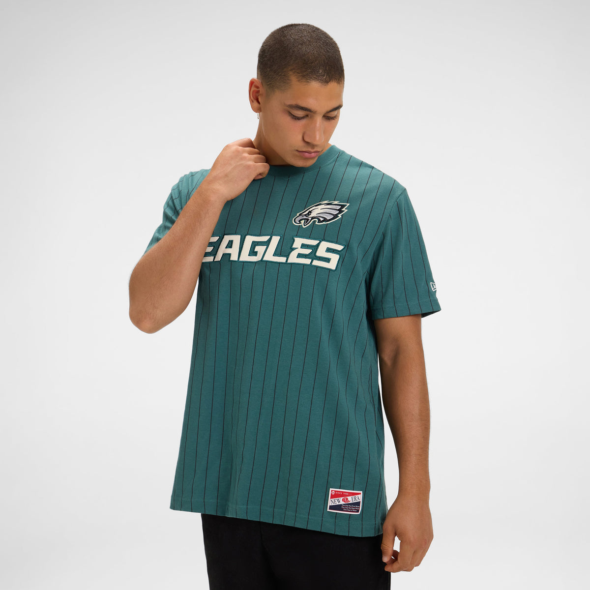 Buffalo Bills Throwback Retro Pinstripe T-Shirt