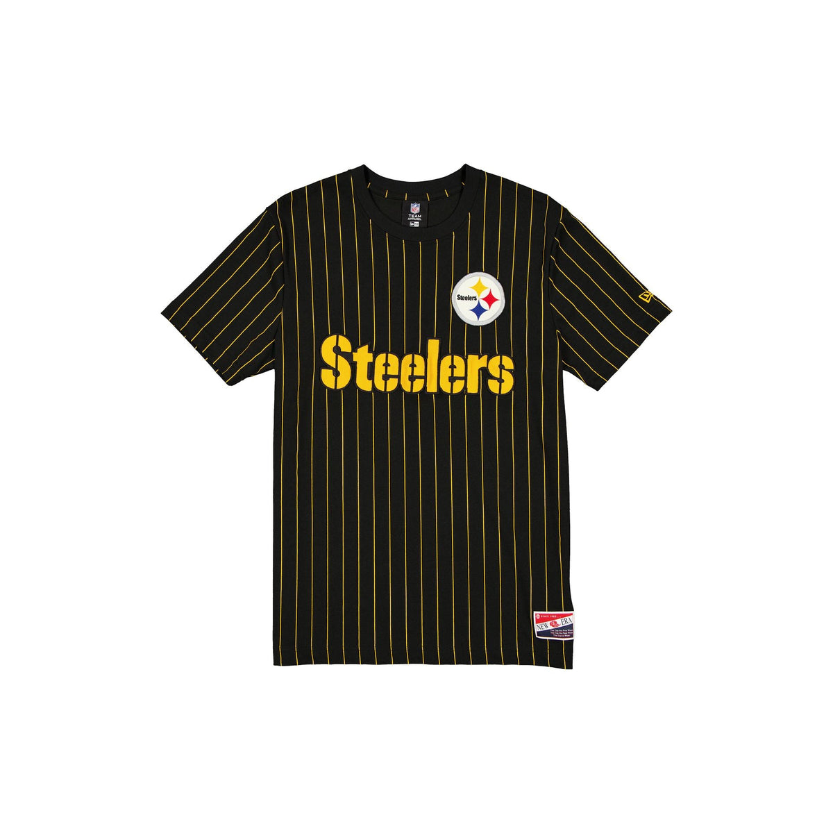 Pittsburgh Steelers Throwback Retro Pinstripe T-Shirt