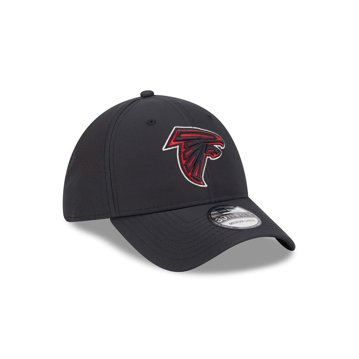 Atlanta Falcons Night 39THIRTY Stretch Fit Hat