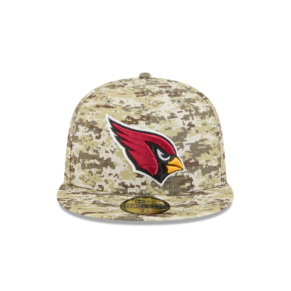 Arizona Cardinals 2025 Salute to Service Fan Gear 59FIFTY Fitted Hat
