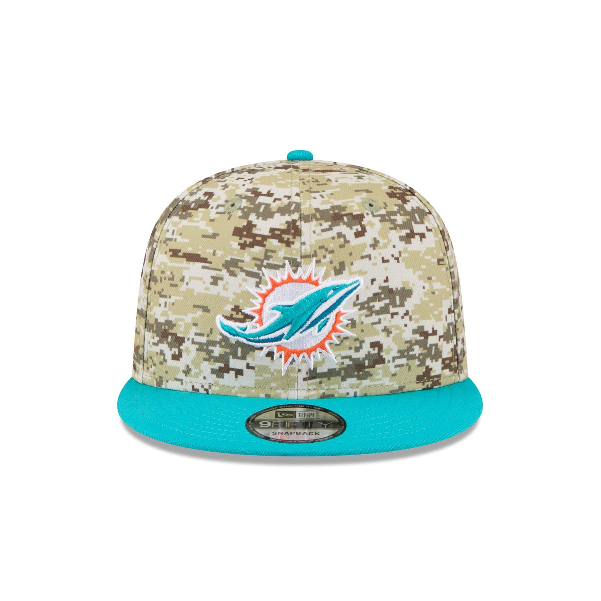 Miami Dolphins 2025 Salute to Service Fan Gear 9FIFTY Snapback Hat