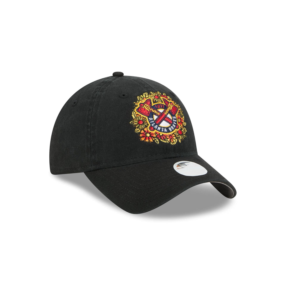 Atlanta Braves Day of the Dead Floral 9TWENTY Adjustable Hat