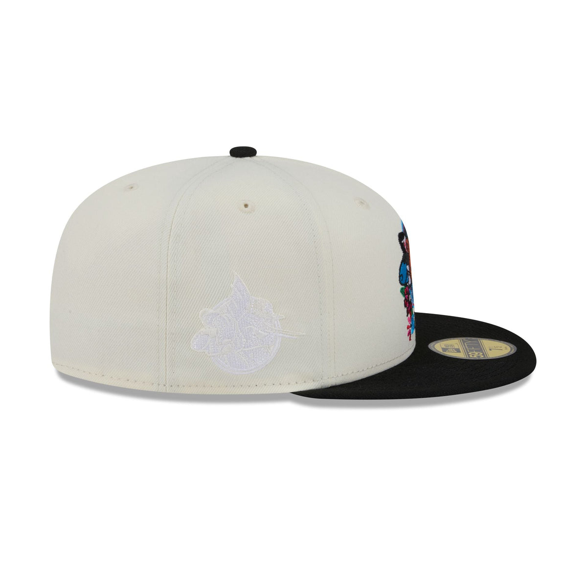 Miami Marlins Day of the Dead Sugar Skull Mascot 59FIFTY Fitted Hat