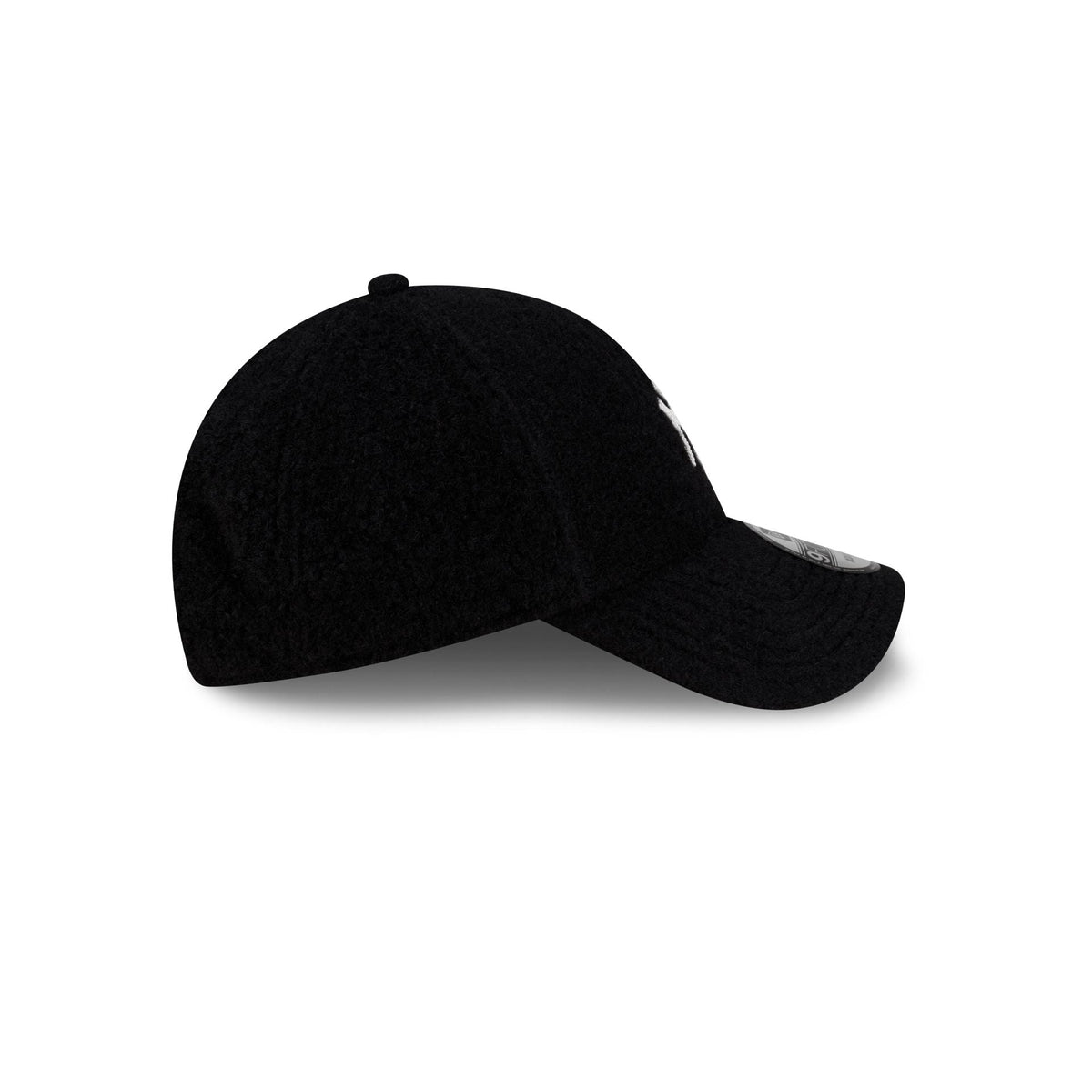 New York Yankees Black Winter Borg 9FORTY Snapback Hat