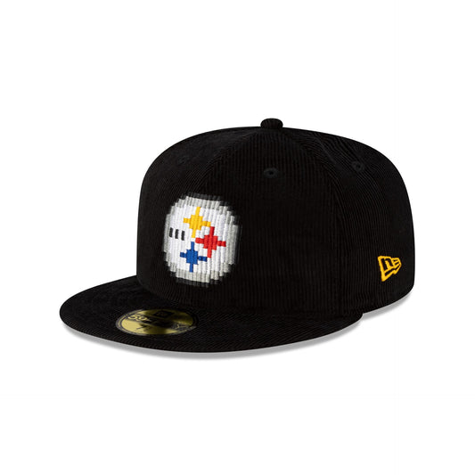 Just Caps NFL Pixelated Pittsburgh Steelers 59FIFTY Fitted Hat